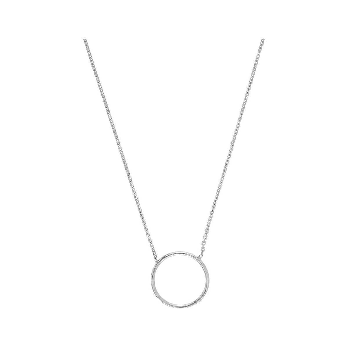 14KW Wire Circle Necklace