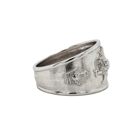 Load image 1 in gallery view. Custom Order Persian Imperial Lion & Sun Gold Ring
