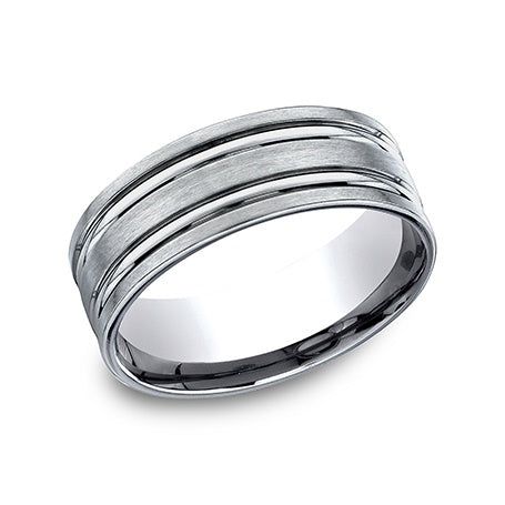 Wedding Rings TITANIUM 8.0MM DESIGN