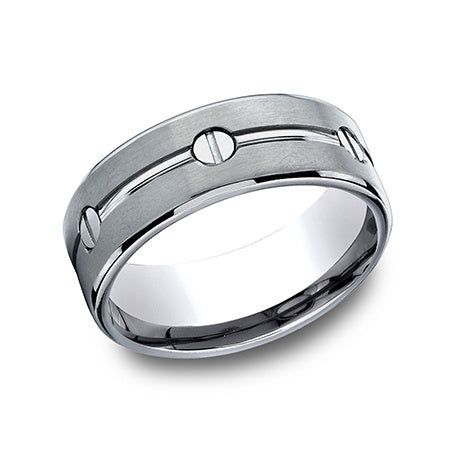 Load image 1 in gallery view. Wedding Rings TITANIUM SCREWS 8.0MM