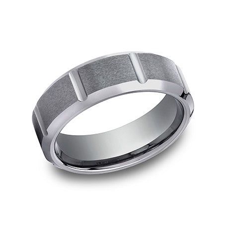 Wedding Rings TUNGSTEN 7.0MM DESIGN