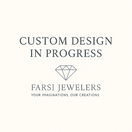 Custom Order 14KW Gold Vintage Style Engagement Rings | Diamond & Sapphire