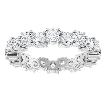Load image 1 in gallery view. Diamond Wedding Rings 14K White Gold 2.00 ctw Lab Diamond Eternity Ring