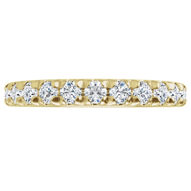 yellow gold diamond wedding ring