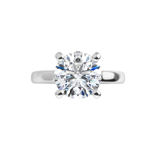 Load image 1 in gallery view. 2ct Solitaire 14KW gold engagement ring 