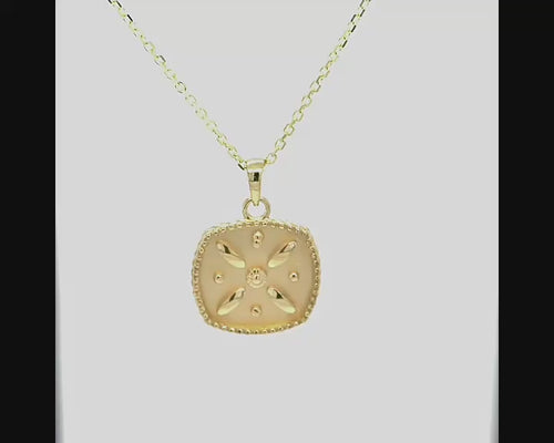 Load image 1 in gallery view. 14K Yellow Gold Derafsh Kaviani Necklace Pendant