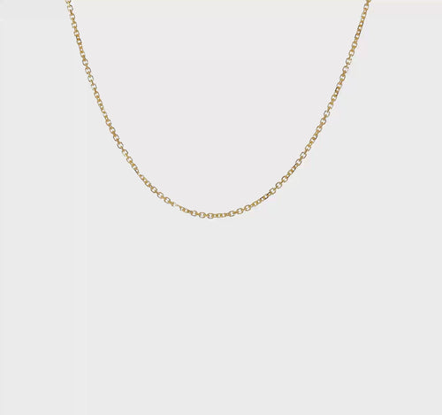 Load image 1 in gallery view. 14ky gold cable chain